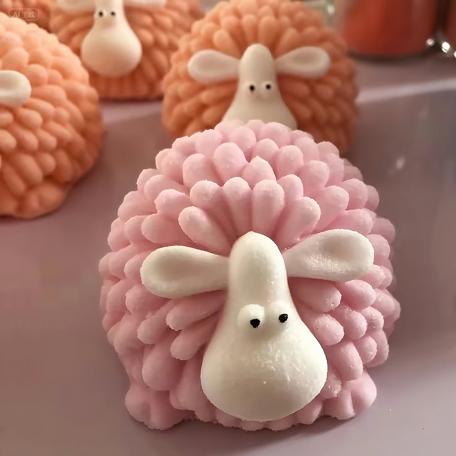 3D Cute Sheep Silicone Candle Molds Forms DIY Handmade Animal Goat Candle Making Soap Clay Plaster Resin Moulds Decorating Tools