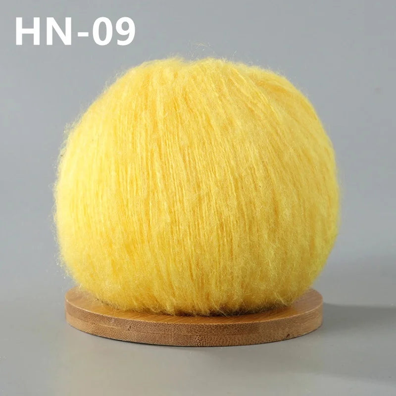 250g Crochet Mohair Yarn For Knitting Sweater Shawl Skin-Friendly Baby Wool Lace Thread ilos para tejer dedelgado Yarns 5pcs