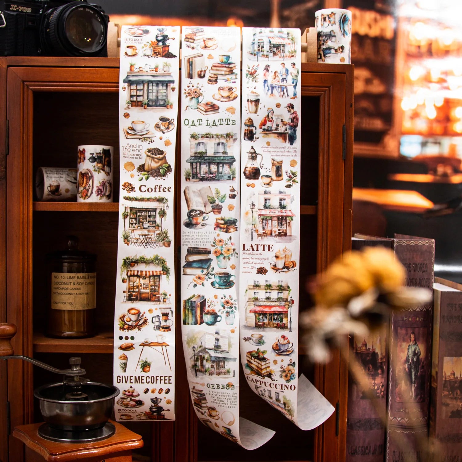 Mr.paper 6 Style 200CM/roll Washi Tape - Perfect for DIY Scrapbooking and Journals Decorative and Excellent Quality