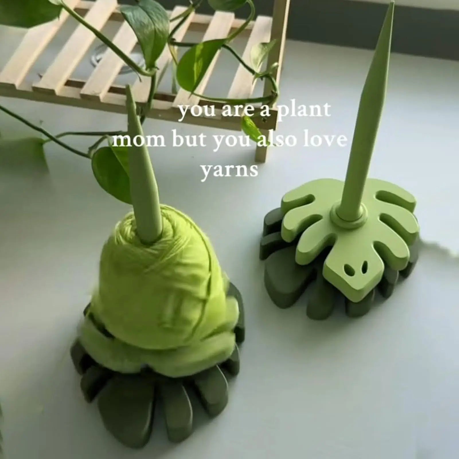 Yarn Holder Spin Yarn Holder for Crocheting 3D Printed Stand Accessories for Spool Knitting Sewing Crafts Arts Adults Beginners