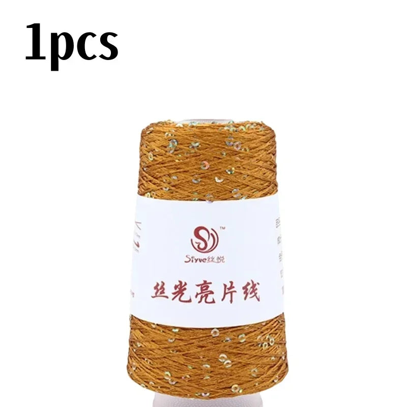 150 Colour 700M 100g special Sequin yarn DIY garment accessories Rag doll Knitting yarn