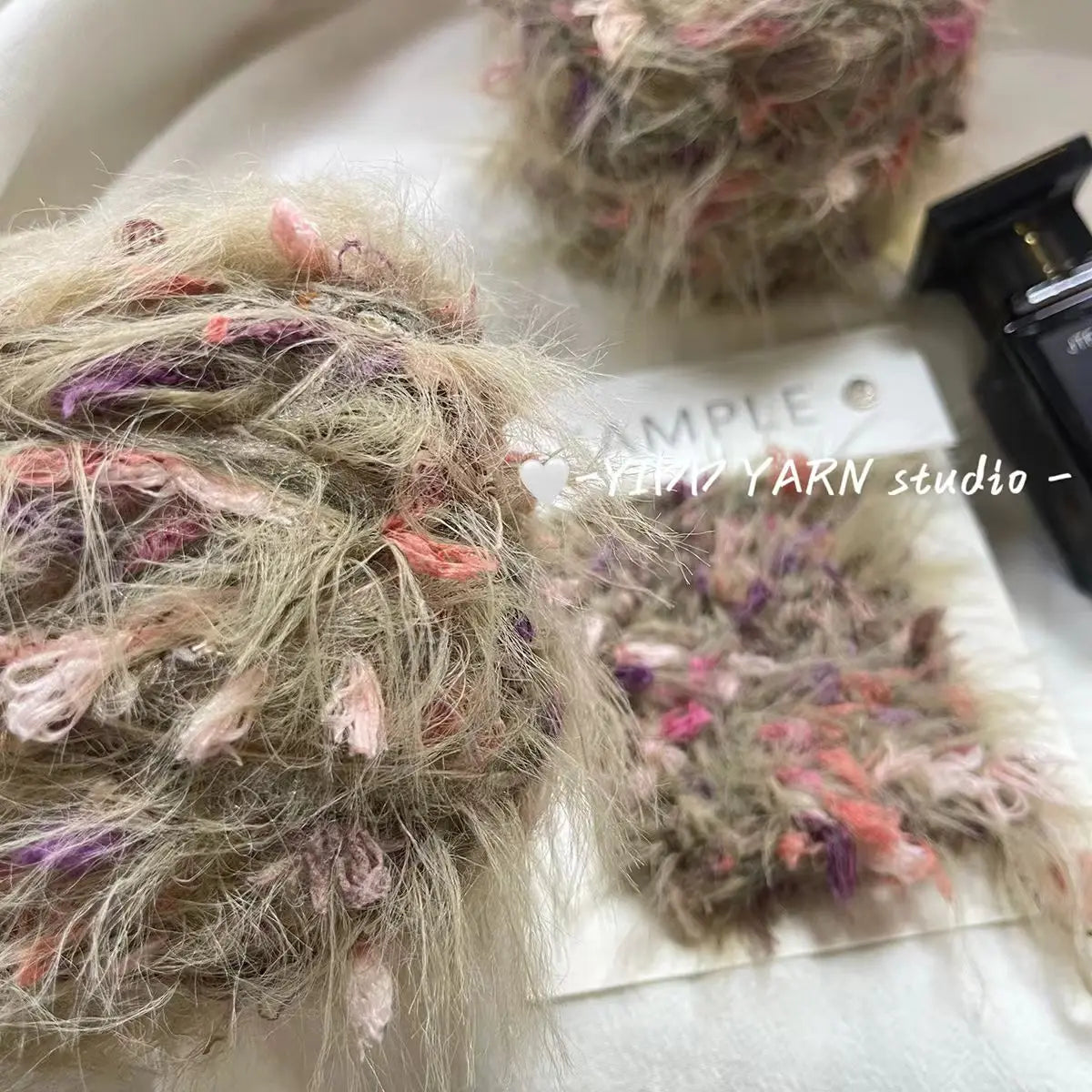 125g/roll Green Yarn Tricot Wool Blends Diy Hand Knitting Features Hand Mixed Plush Yarn Wool Ball Crochet Woven Hairpin Sweater