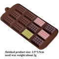 12 Gird Chocolate Silicone Mold Fondant Waffles Baking Mould Candy Cake Biscuit Making Tools Kitchen Supplies Candle Soap Moulds