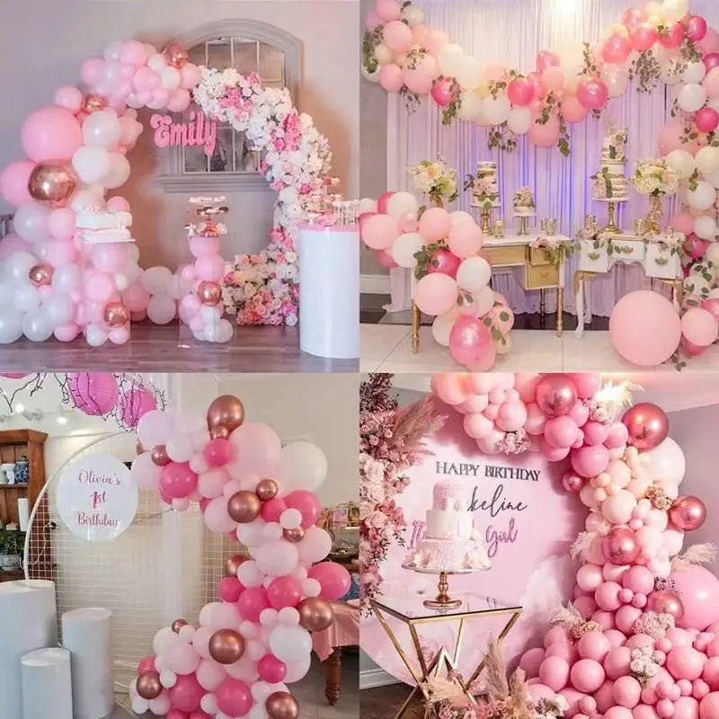 Latex Balloon Birthday Kids Balloon 1st One Year Birthday Party Decor Baby Shower Christening Ballon Wedding Event Baloon Globos