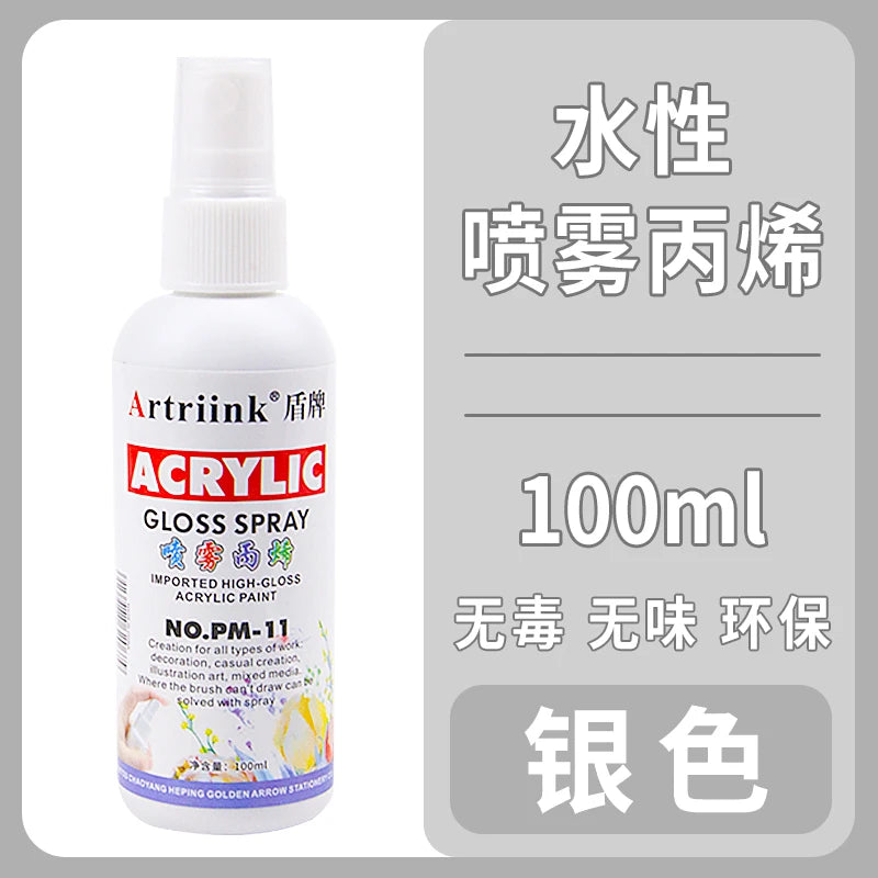Acrylic Spray Manual Self Spray Paint Wall Painting DIY Water-based Acrylic Pigment Waterproof Sunscreen and Non Fading