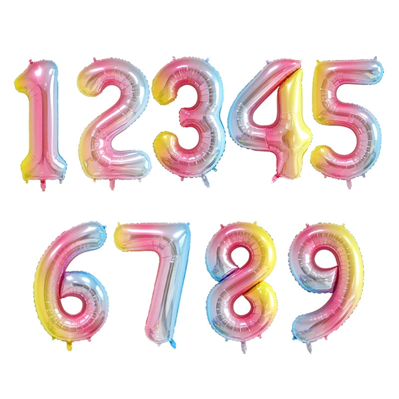 11pcs/set Ocean Adventure Moana Cartoon Balloons Set Baby Shower First Birthday Party Decoration Supplies Shell Conch Globos