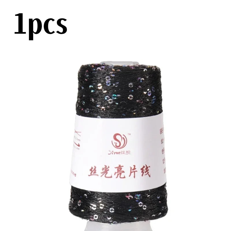 150 Colour 700M 100g special Sequin yarn DIY garment accessories Rag doll Knitting yarn