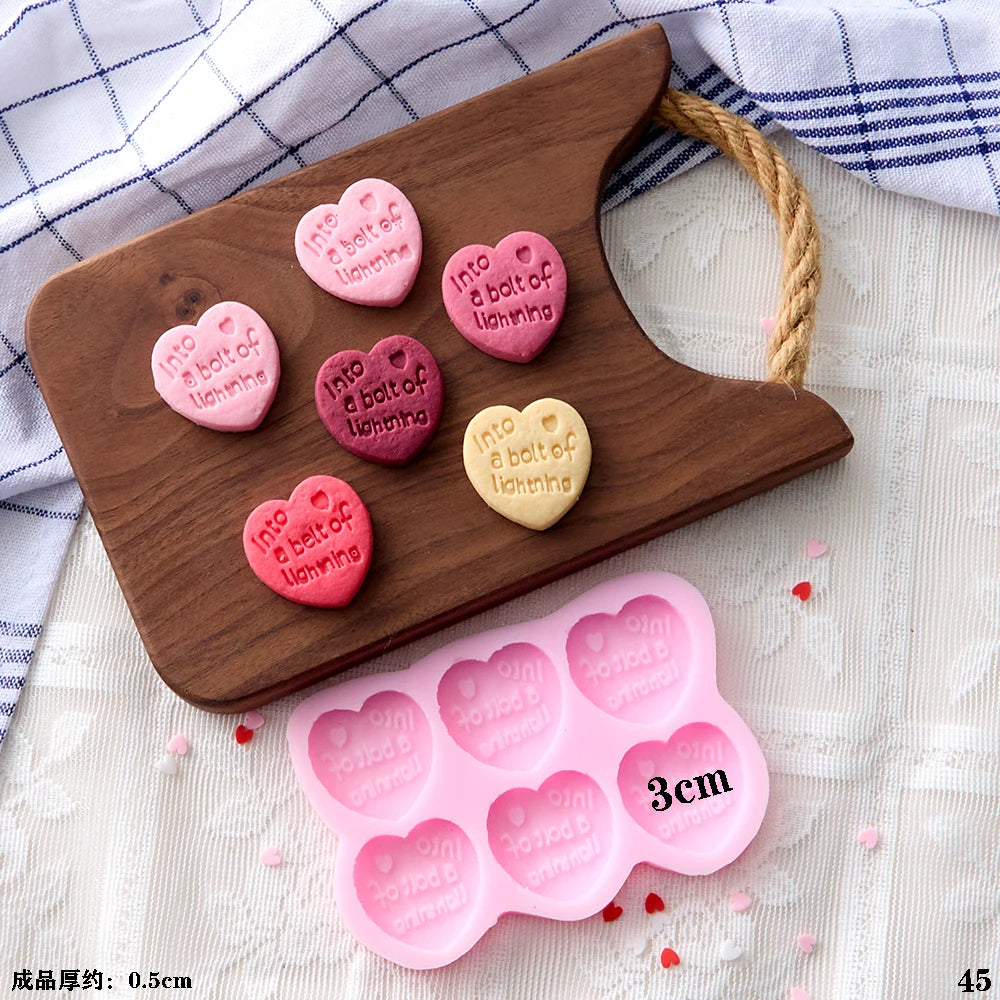 VERIDIAN Waffle Biscuit Silicone Molds Bunny Bear Chocolate Fondant Cake Mold Baking Accessories Cake Decoration Accessories