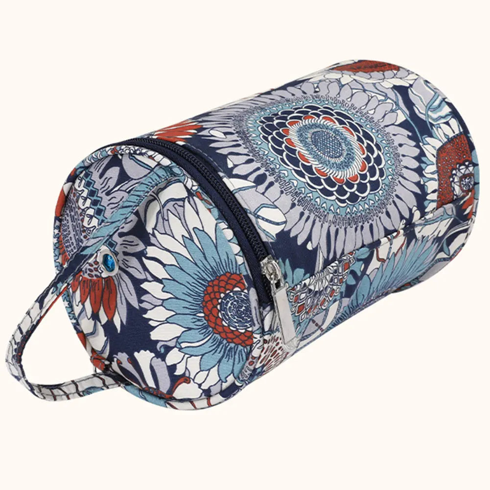 Knitting Crochet Bag Large Capacity Sewing Needles Handbag Oxford Cloth Knitting Needles Tote Organizer for Crocheting DIY Craft