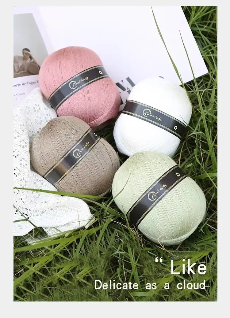 150g Pure Silk Cotton Thread Lace Thread Soft Summer Thread Pure Cotton Hand Woven DIY Half Sleeve Hat Scarves Sweater Wholesale