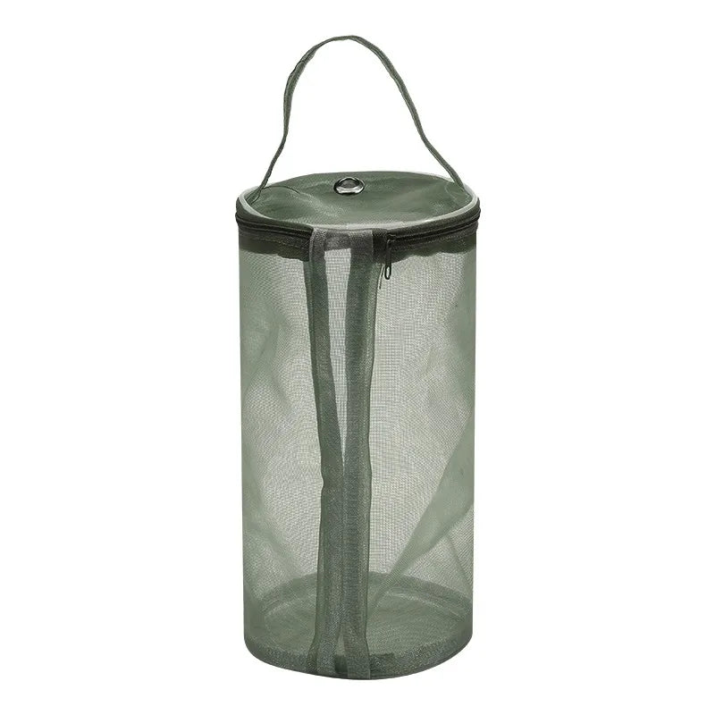 Hollow Mesh Knitting Wool Yarn Bags Portable Storage Bag Solid Color Crochet Handbag Organizer Weave Tools Sewing Accessories