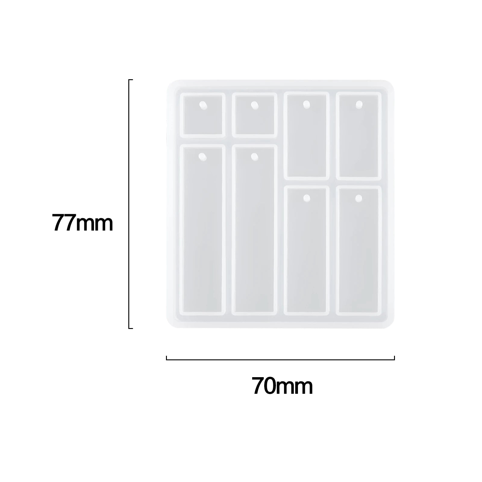 Geometric Earring Pendant Silicone Mold For Epoxy Resin DIY Earring Keychain Necklace Charms Resin Silicone Mold Jewelry Making