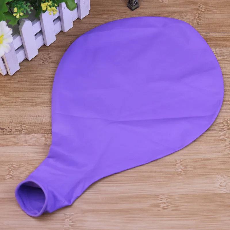 36 inch flat latex balloon, large balloon that can take off, oversized circular birthday party decoration balloon