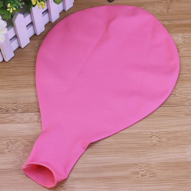 36 inch flat latex balloon, large balloon that can take off, oversized circular birthday party decoration balloon