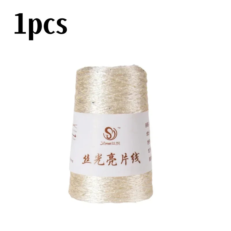 150 Colour 700M 100g special Sequin yarn DIY garment accessories Rag doll Knitting yarn