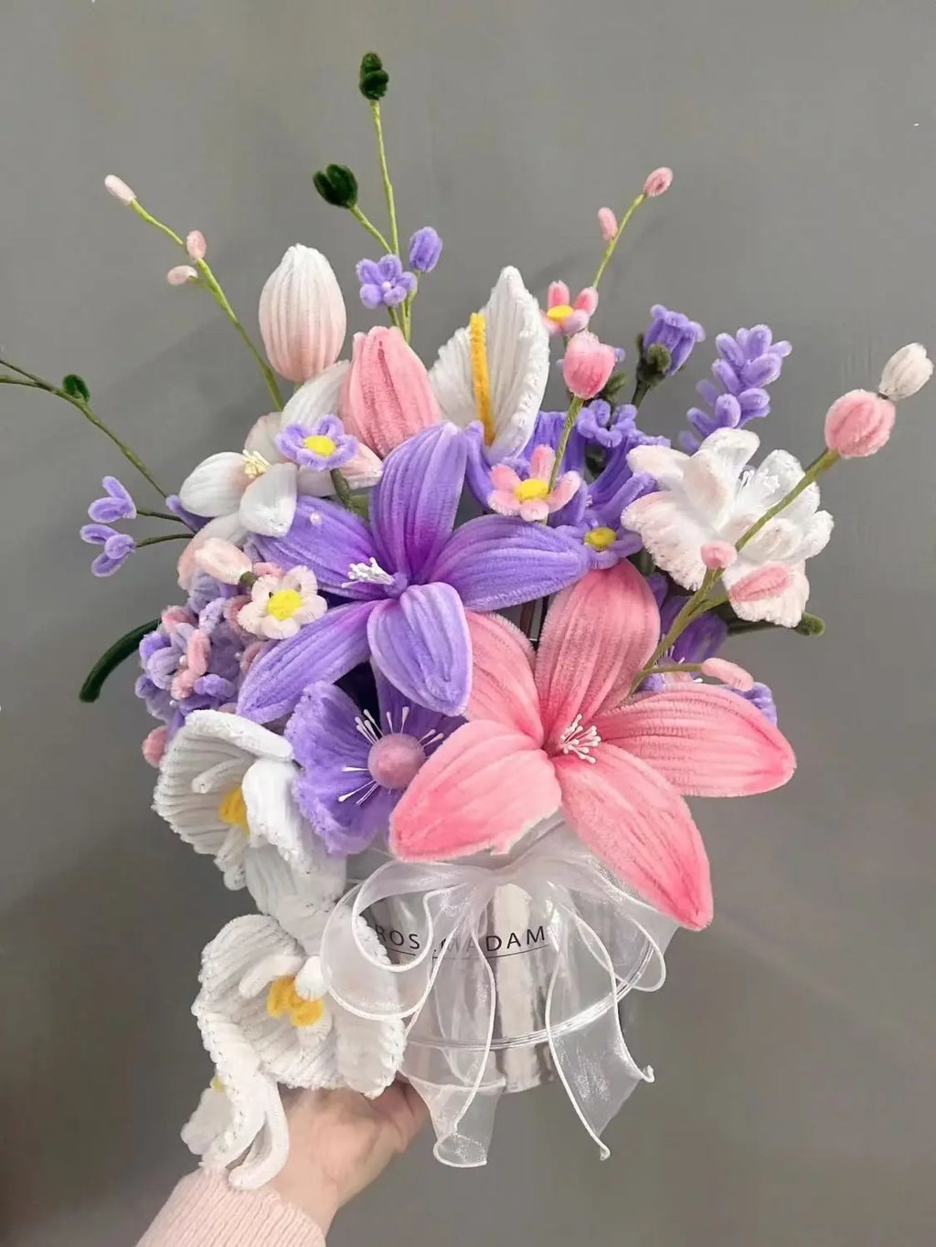 100pcs Colorful Chenille Stems Stick Toys DIY Strips for Simulation Flowers Christmas Tree Handmade Kids Educational Toys DIY