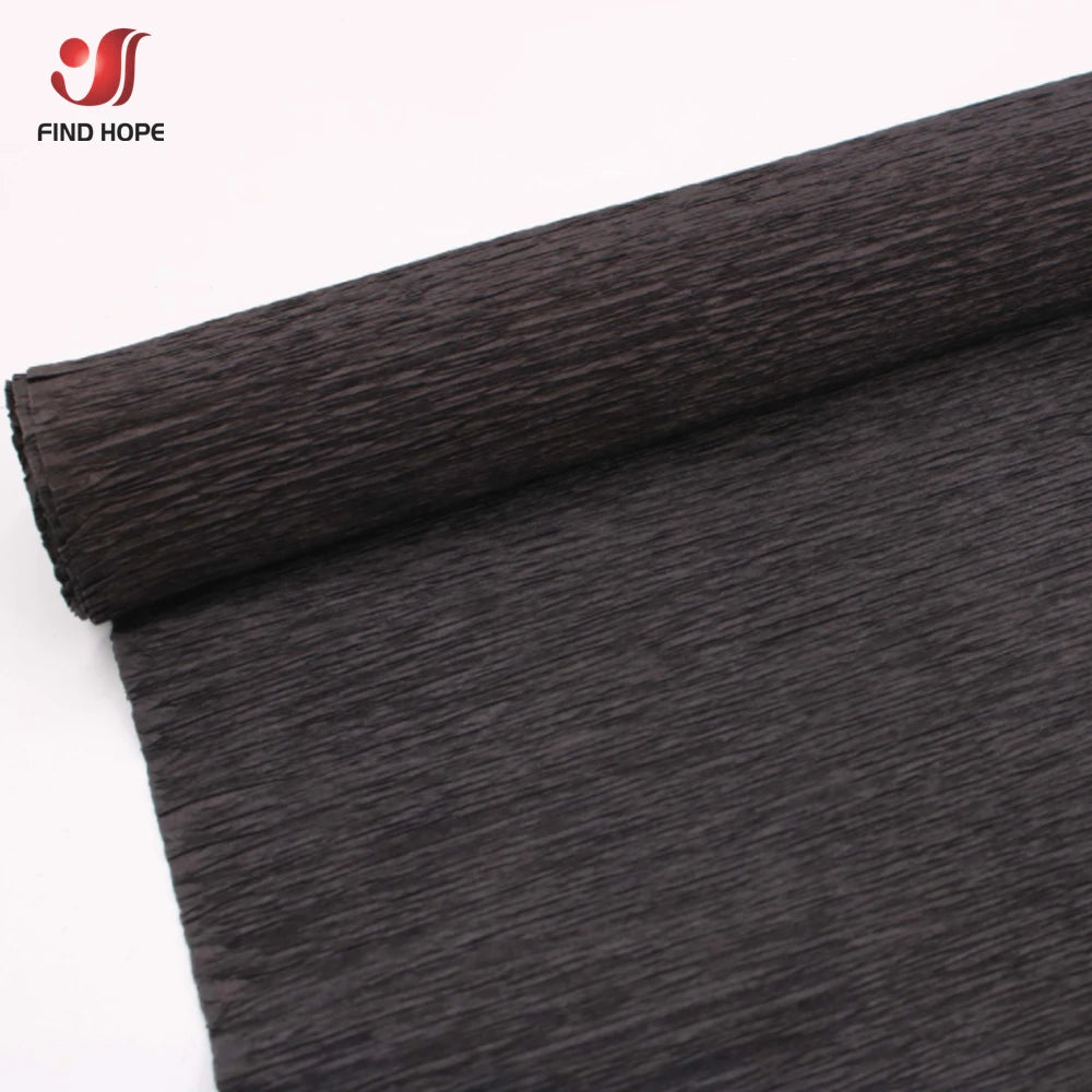 15 Colors 250x25cm Colored Crepe Paper Roll Origami Crinkled Crepe Paper DIY Flowers Decoration Gift Wrapping Paper Fold Crafts