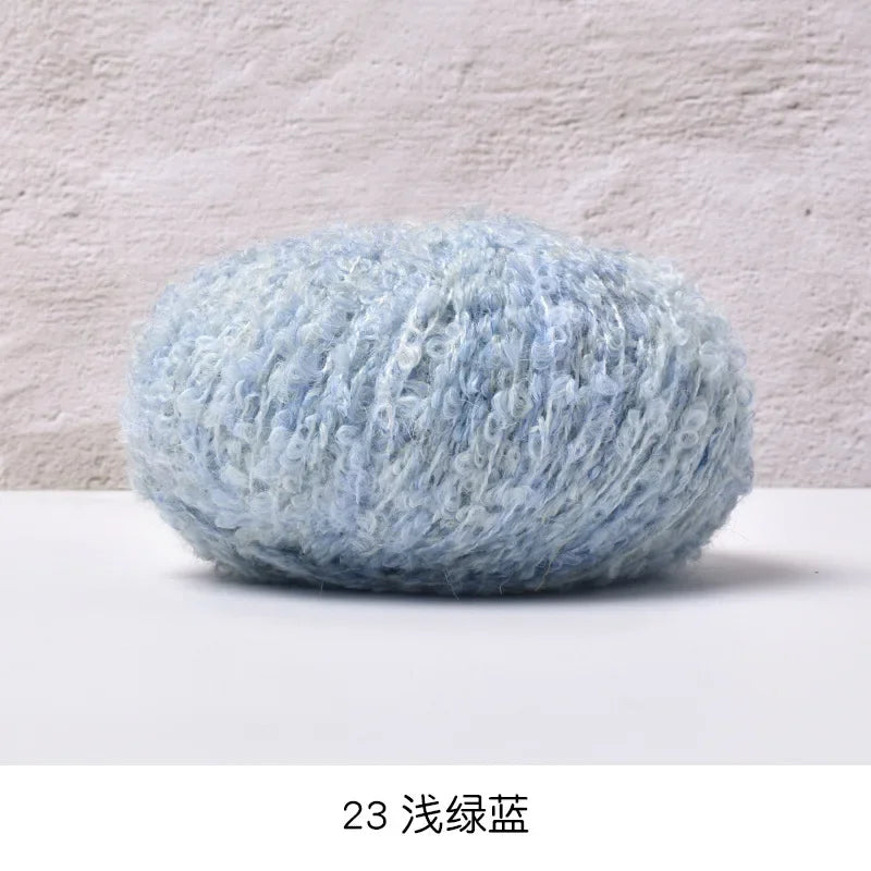 50g/roll Velvet Yarn Soft Cotton Knitting Crochet Dyed Yarn DIY Hand-woven Wool Crochet Sweater Hat Dolls 200M