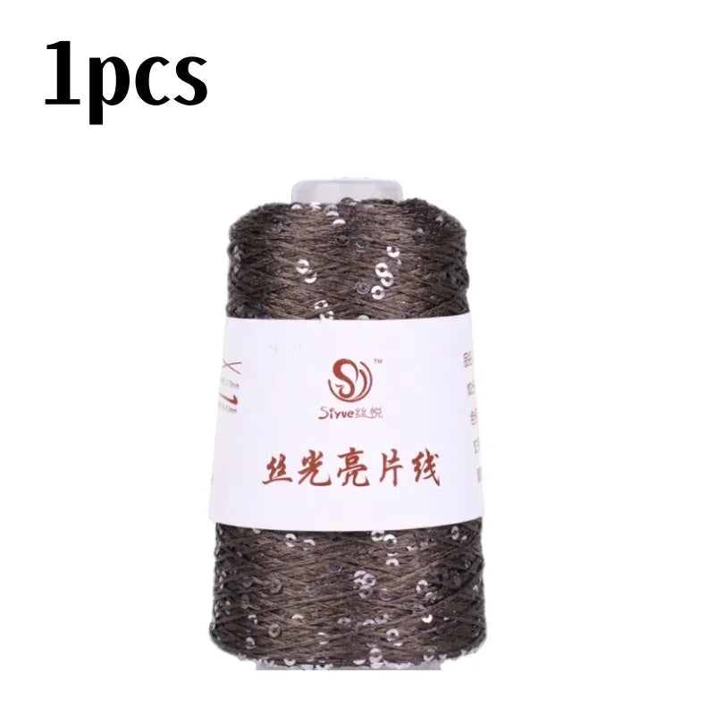 150 Colour 700M 100g special Sequin yarn DIY garment accessories Rag doll Knitting yarn