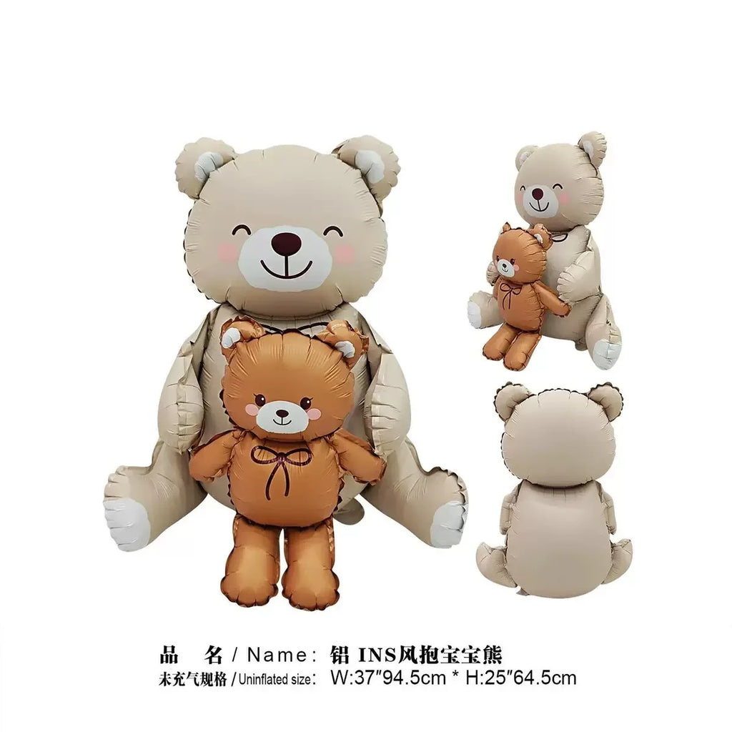 New toy balloons large matte sit up baby bear aluminum film balloons for children's birthday party decoration
