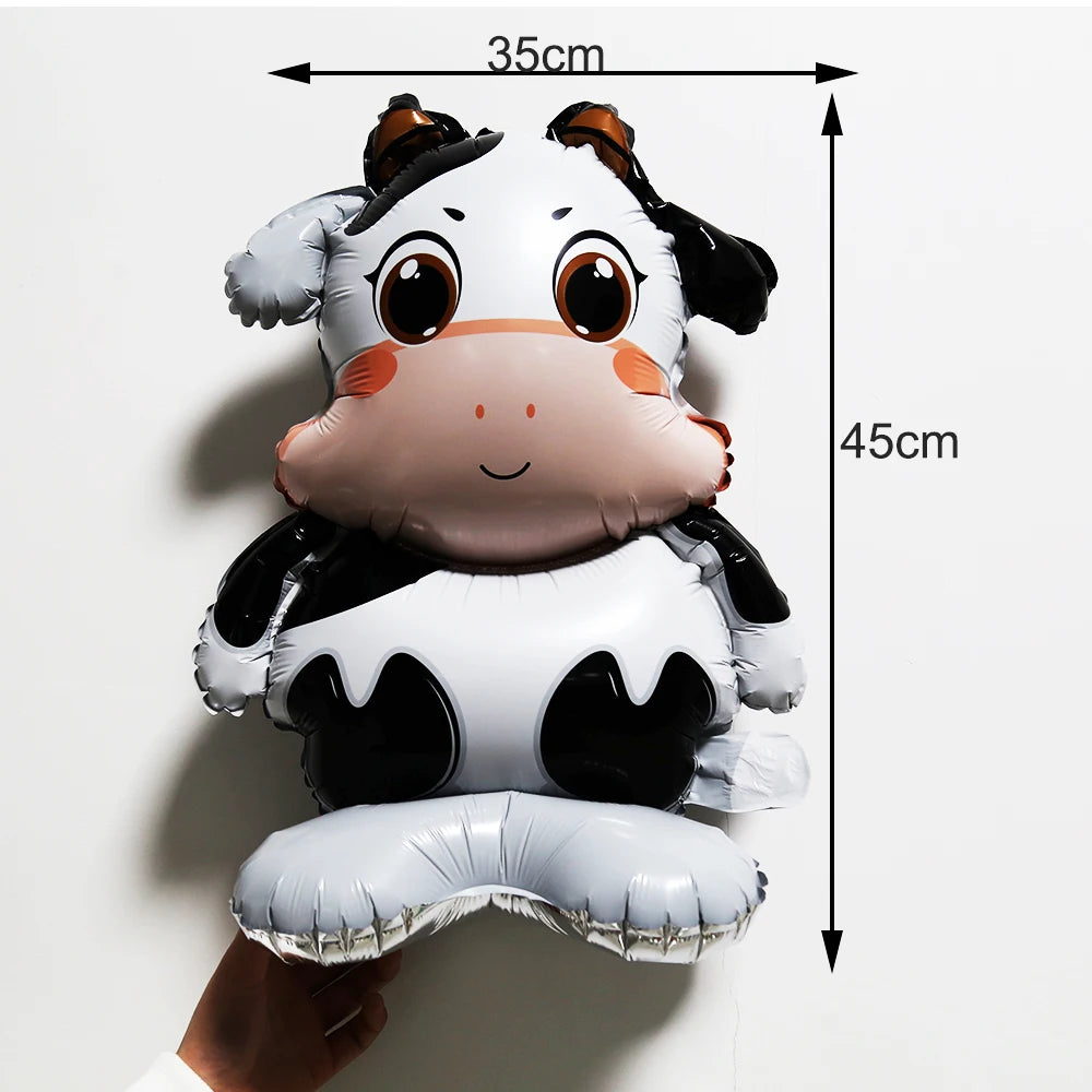 Walking Inflatable Lion Giraffe Balloons Panda Elephant Tiger Safari Animal Balloon Kids Jungle Animal Baby Shower Decorations