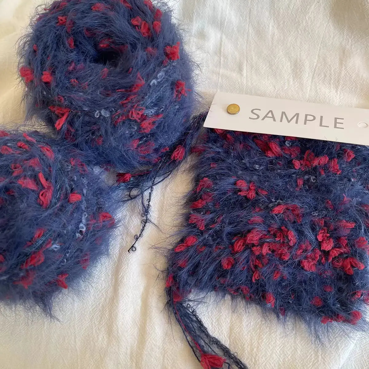 125g/roll Green Yarn Tricot Wool Blends Diy Hand Knitting Features Hand Mixed Plush Yarn Wool Ball Crochet Woven Hairpin Sweater