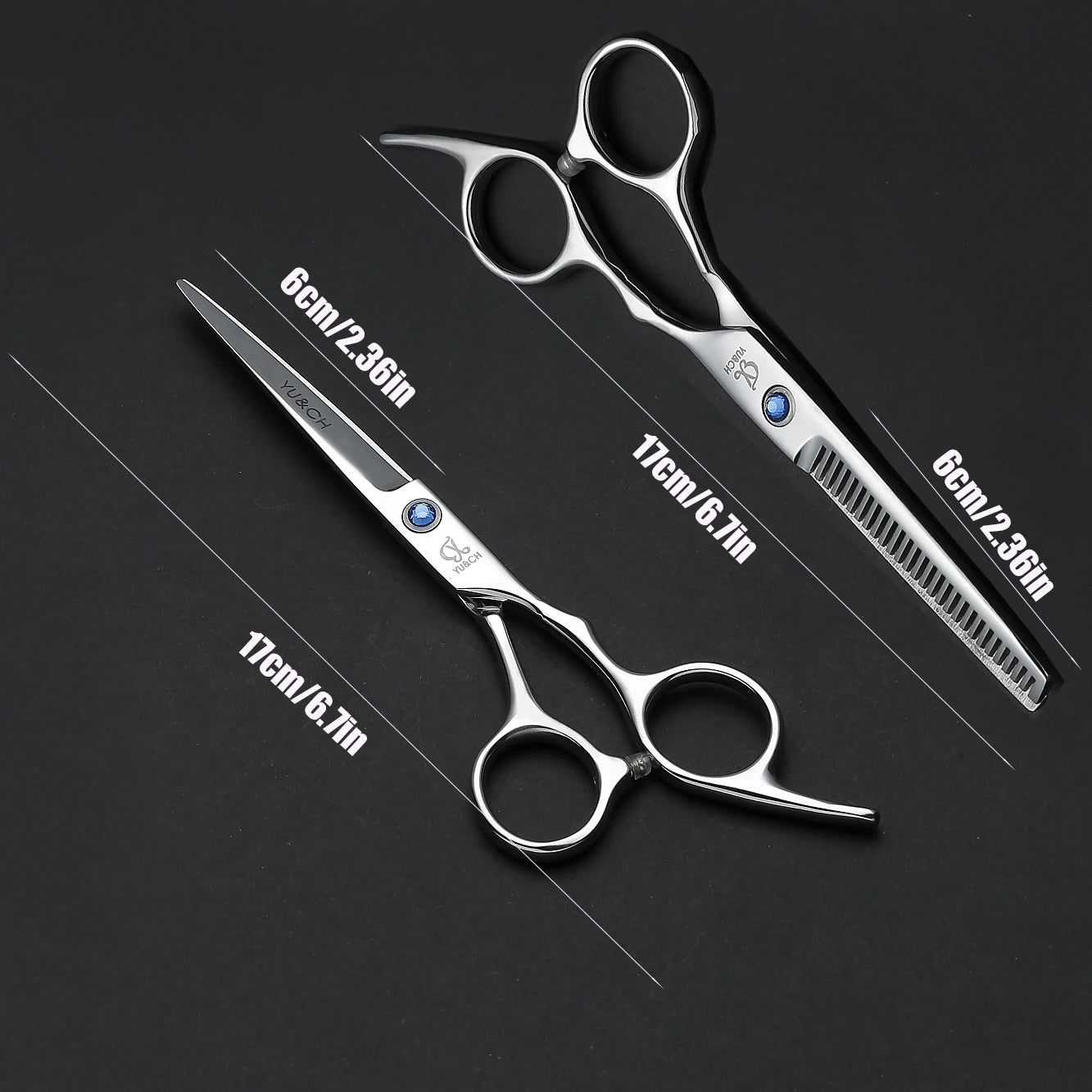 Hair Cutting Scissors Thinning Shears Kit Professional Barber Hairdressing Texturizing Salon Razor Edge Scissor Stainless Steel