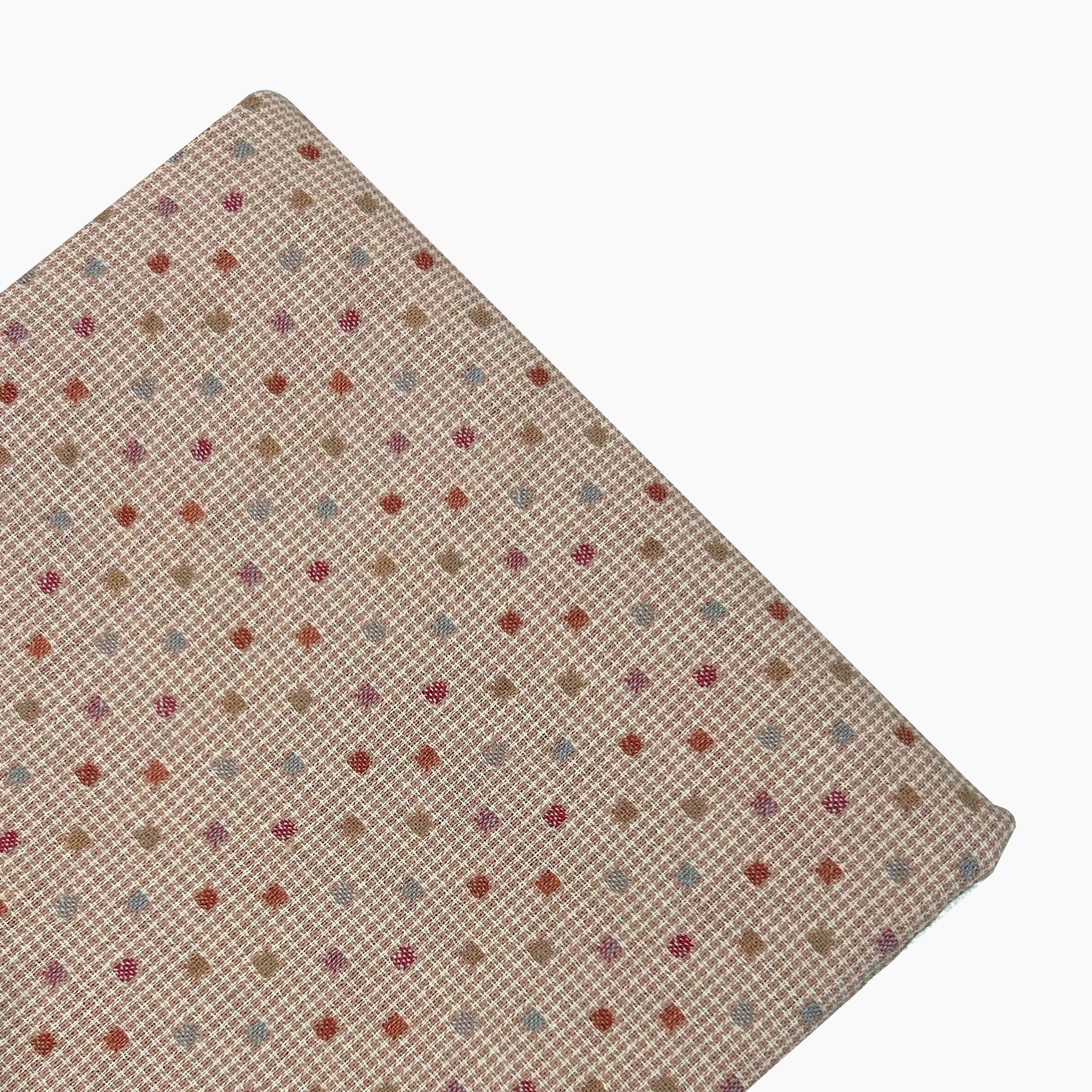 10-Color 100% Cotton Polka Dot Yarn Dyed Patchwork Fabric, Diy Handmade Sewing Fabrics, 140cm Wide, Sold Per Half Meter