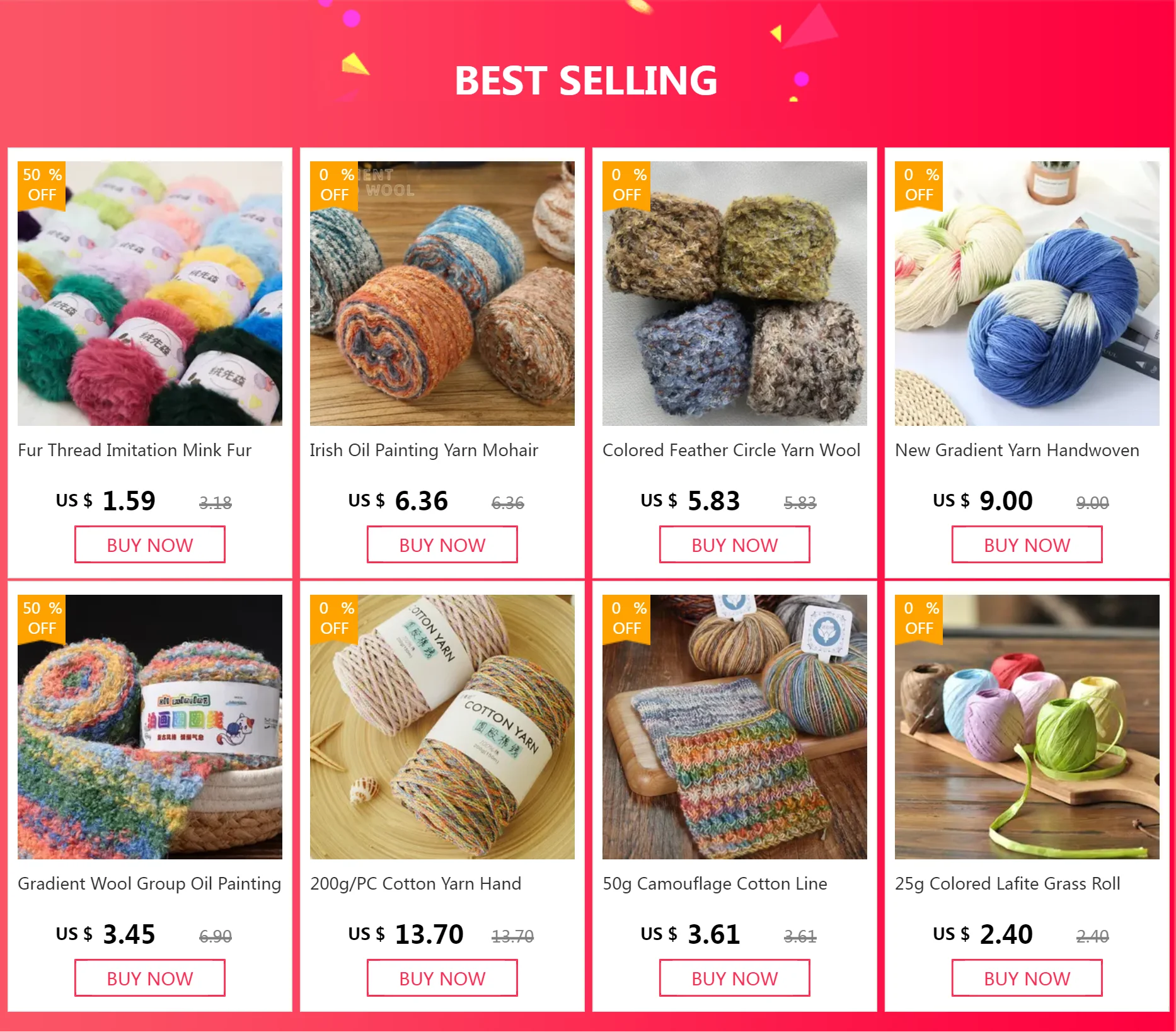 50g /roll 0.8mm Lace Thread Crochet Cotton Yarn Handmade DIY Line Fine Wool for Knitted Woven Sewing Accessories