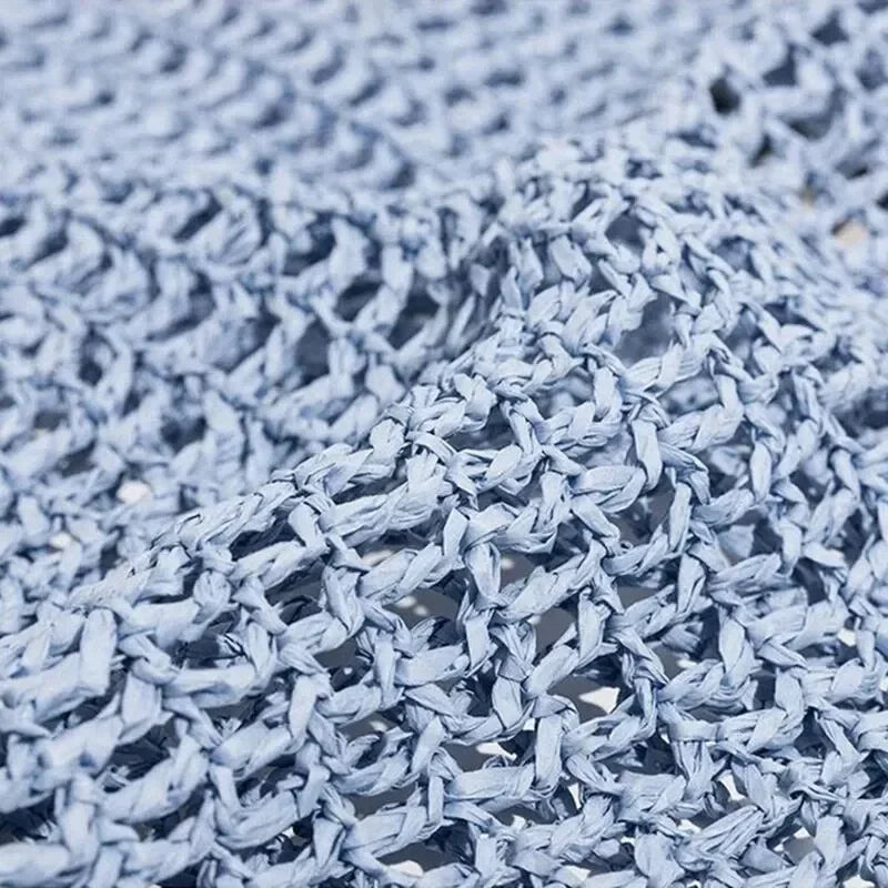 240M Home Decoration Knitting Yarn 100% Natural RAFFIA Paper Yarn Braided Cord Supplies Fiber Paper Rope DIY Summer Bag DIY