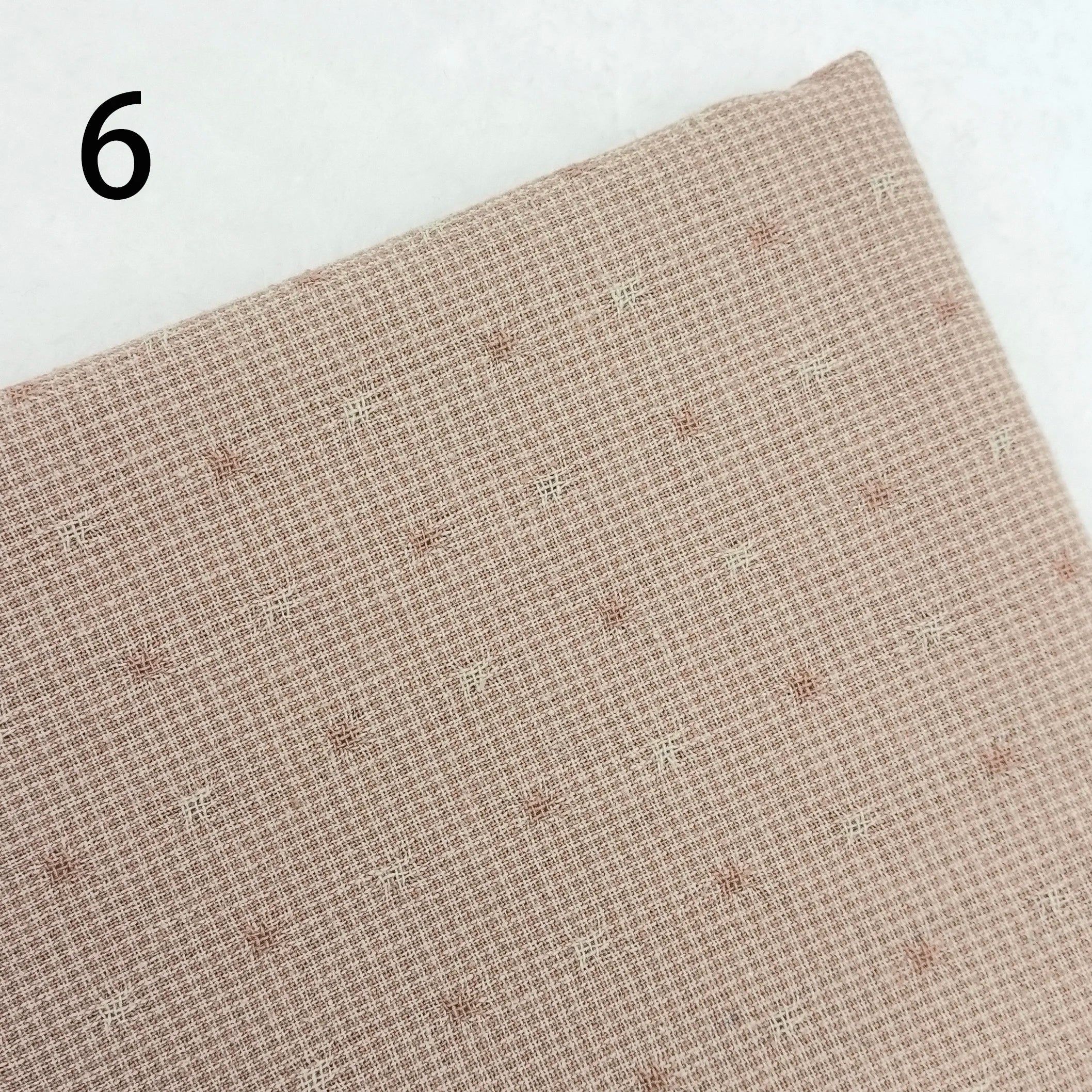 Vintage  Japanese Yarn Dyed Cotton Quilting Fabric HandmadePurse patchwork Pillow Trimming Sewing Cloth For Sewing Doll clothes