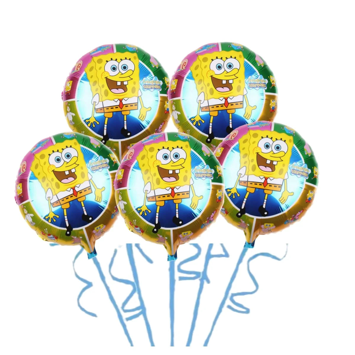 Cartoon SpongeBob Theme Birthday Party Decoration Balloons Digital Balloons Baby Shower Birthday Gifts Party latex Party Balloon