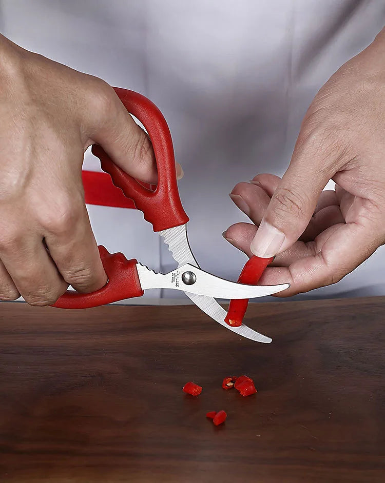 Scissors Kitchen Seafood Scissors Multifunctional Stainless Steel Shears Seafood Fish Crab Shrimp Lobster Scissors Peeling Tool