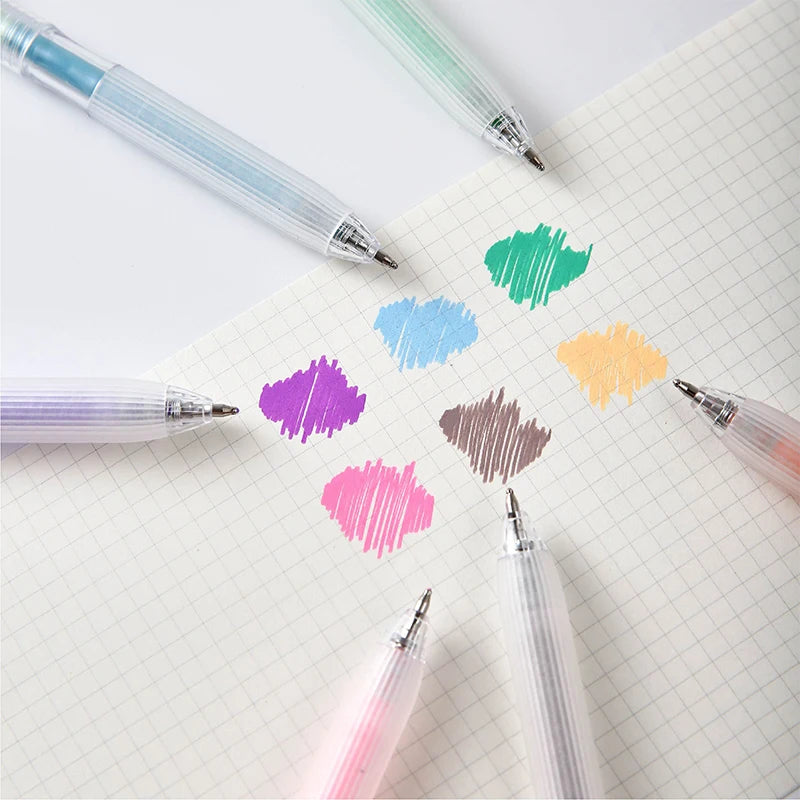 24/48-Color Acrylic Paint Pen Set, Professional All-Purpose Art Tools, Vibrant Pigment Artist Brushes, Creative Art Material Kit