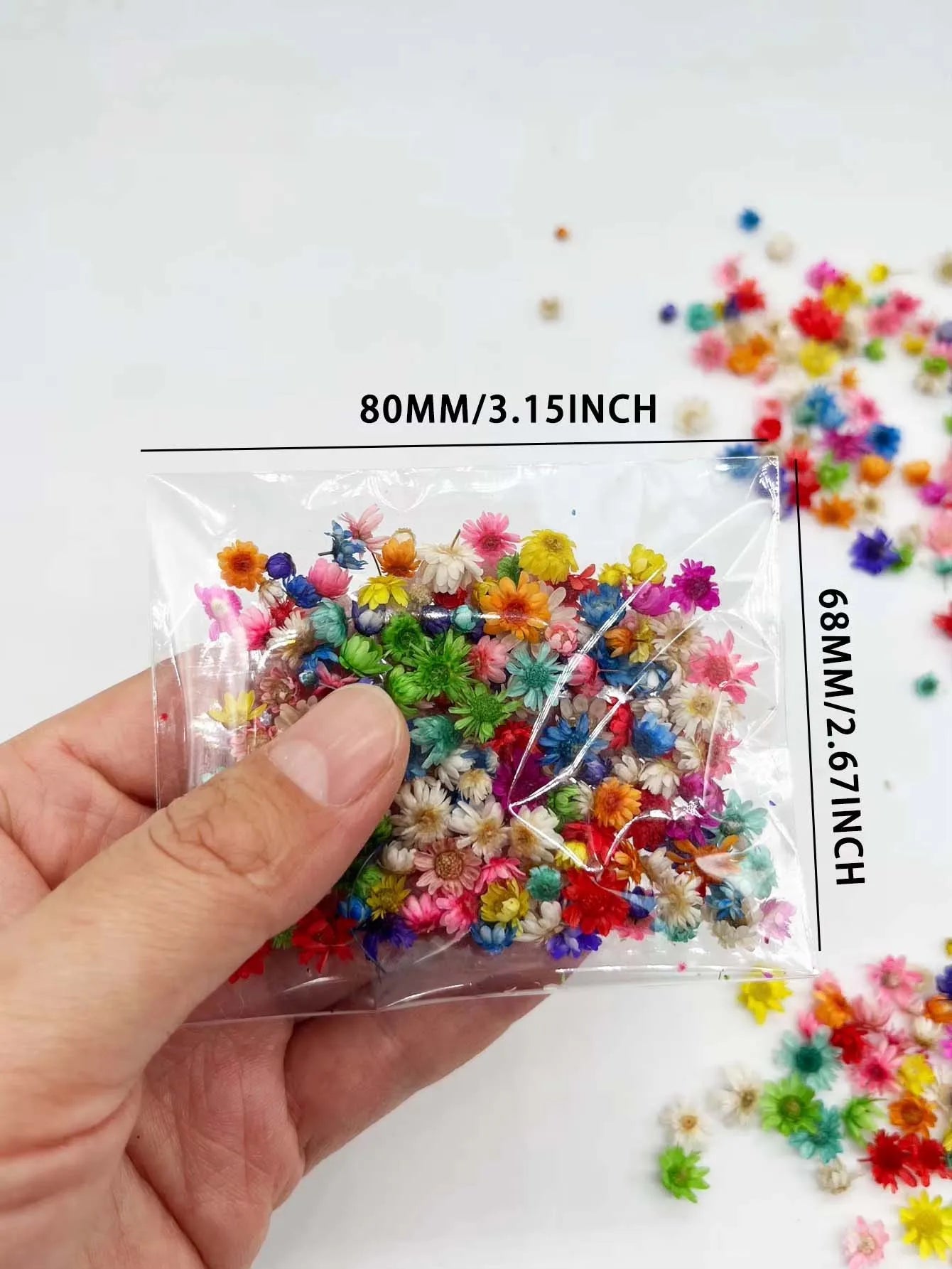 Artificial Plants Natural Real Dried Flowers for Candles Mold Epoxy Resin DIY Making Decoration Nail Art Home Accessories Crafts