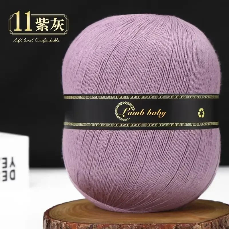 150G Colorful Fine Cotton Yarn for Hand Knitting Silk Cotton Yarn for DIY Light weight Sweater Knitting yarn wholesale