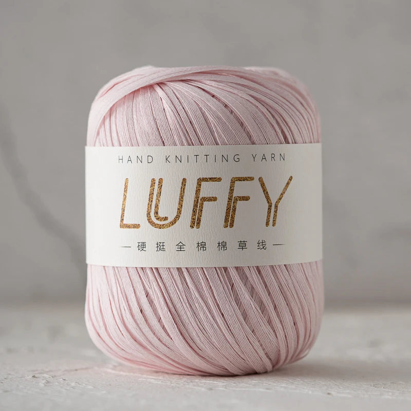 100M/roll Lafite Raffia Flat Yarn Plant Grass CottonThread DIY Handmade Knitting Crochet Bag Straw Hat Craft Material