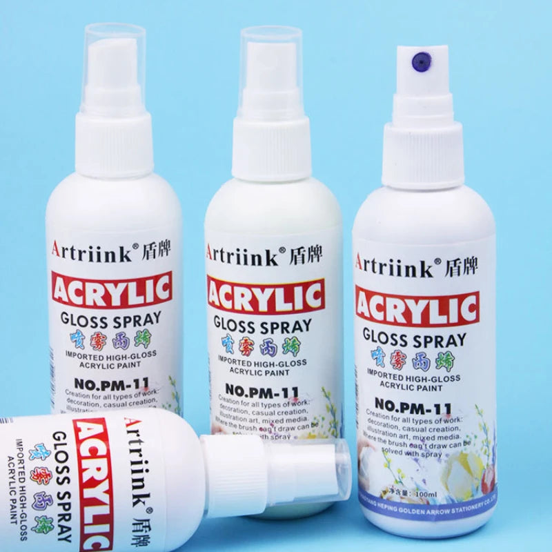 100ml Acrylic Spray Ink DIY Ceramic Wall Painting Art Creation Home Renovation Pigment