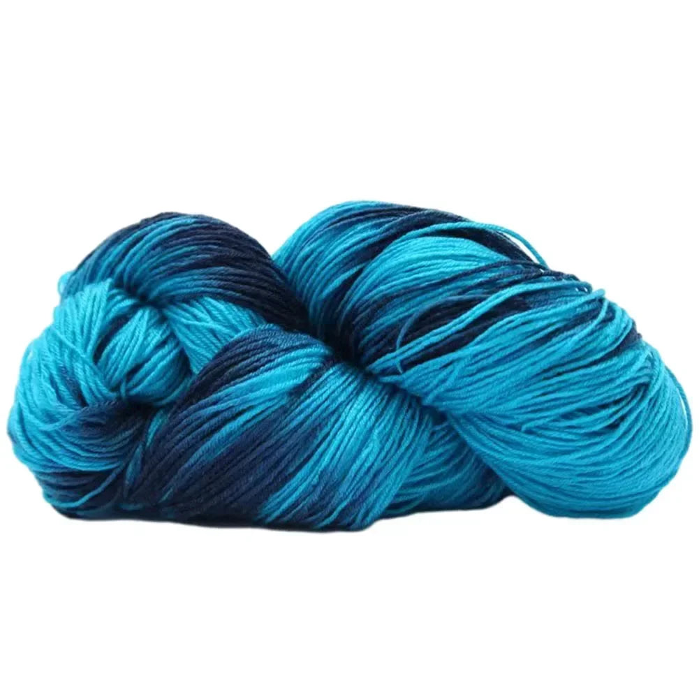 Easy To Use Diy Handmade Acrylic Yarn Baby Sweater Crochet Yarn Durability Rainbow Segment Scarf Package Content