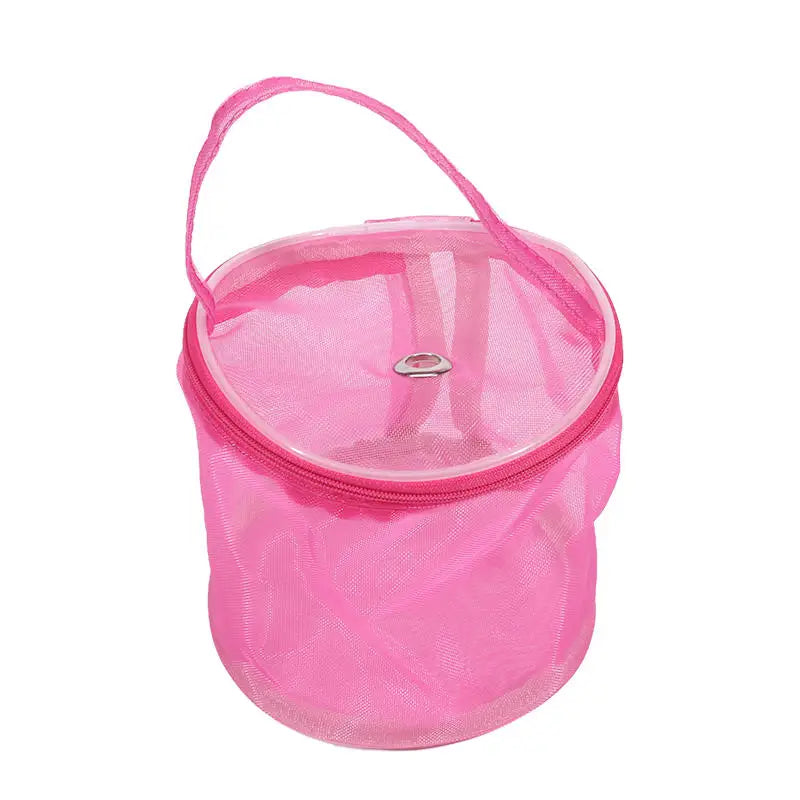 Portable Yarn Storage Bag Hollow Mesh Knitting Wool Yarn Bags Crochet Yarn Handbag Organizer Weave Tools Sewing Accessories