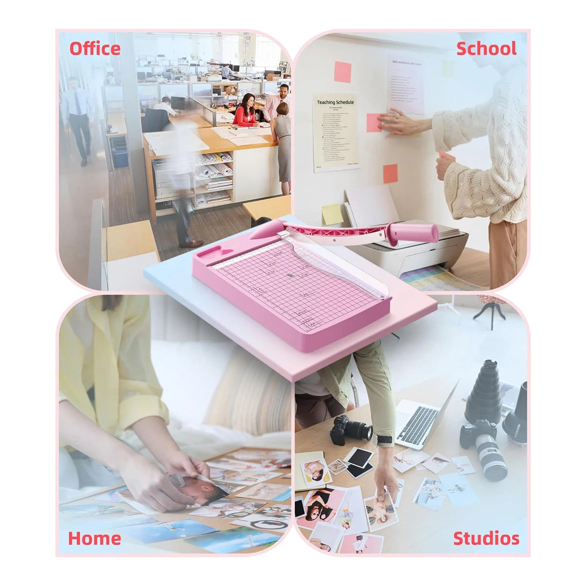 1pc paper cutter, 12 inches heavy duty paper cutter for photos, office, classroom, studio