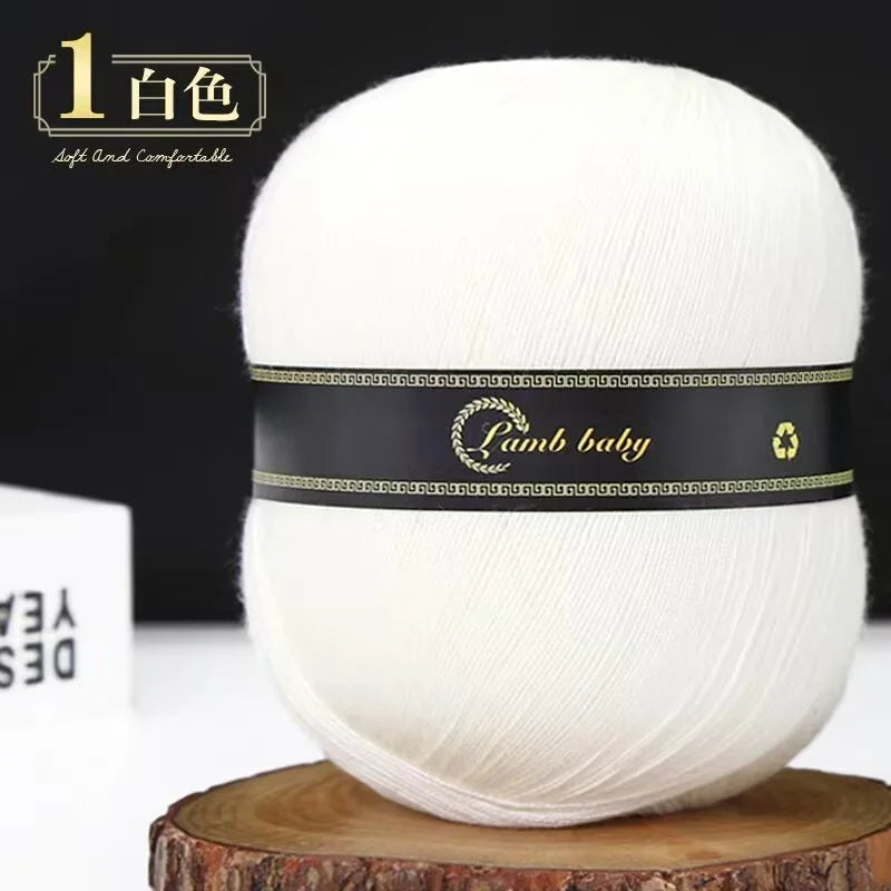 1 Piece of 150g Fine Silk Cotton Yarn for Summer, Soft Solid Color Silk Cotton Yarn, Suitable for Crochet, Knitting, Handicrafts, T-Shirts, Shawls, Scarves, and Accessories