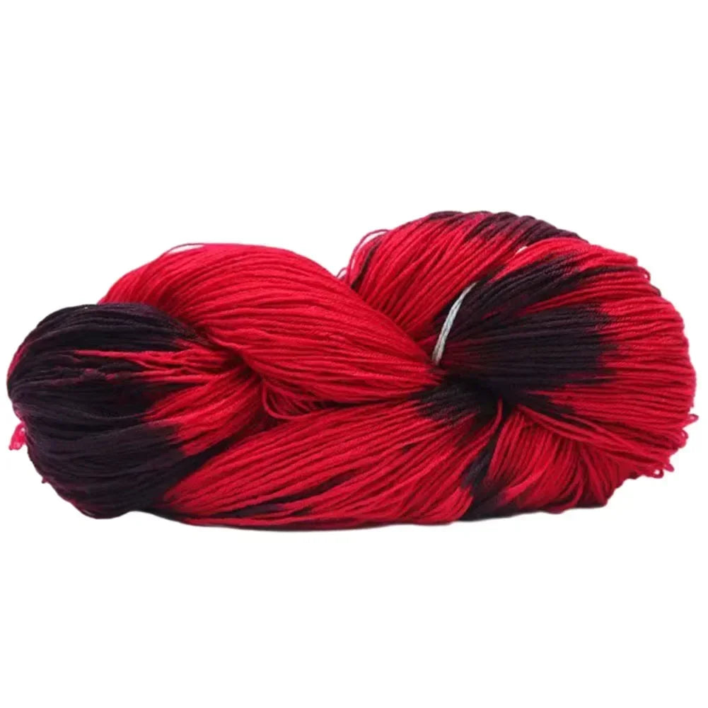 Easy To Use Diy Handmade Acrylic Yarn Baby Sweater Crochet Yarn Durability Rainbow Segment Scarf Package Content