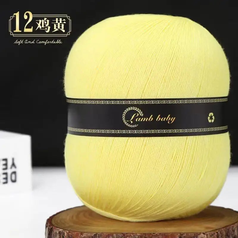 1 Piece of 150g Fine Silk Cotton Yarn for Summer, Soft Solid Color Silk Cotton Yarn, Suitable for Crochet, Knitting, Handicrafts, T-Shirts, Shawls, Scarves, and Accessories
