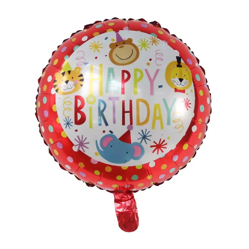 10pcs 18inch Happy Birthday Balloons Baby Shower Balloon Happy Birthday Party Decoration Foil Globos