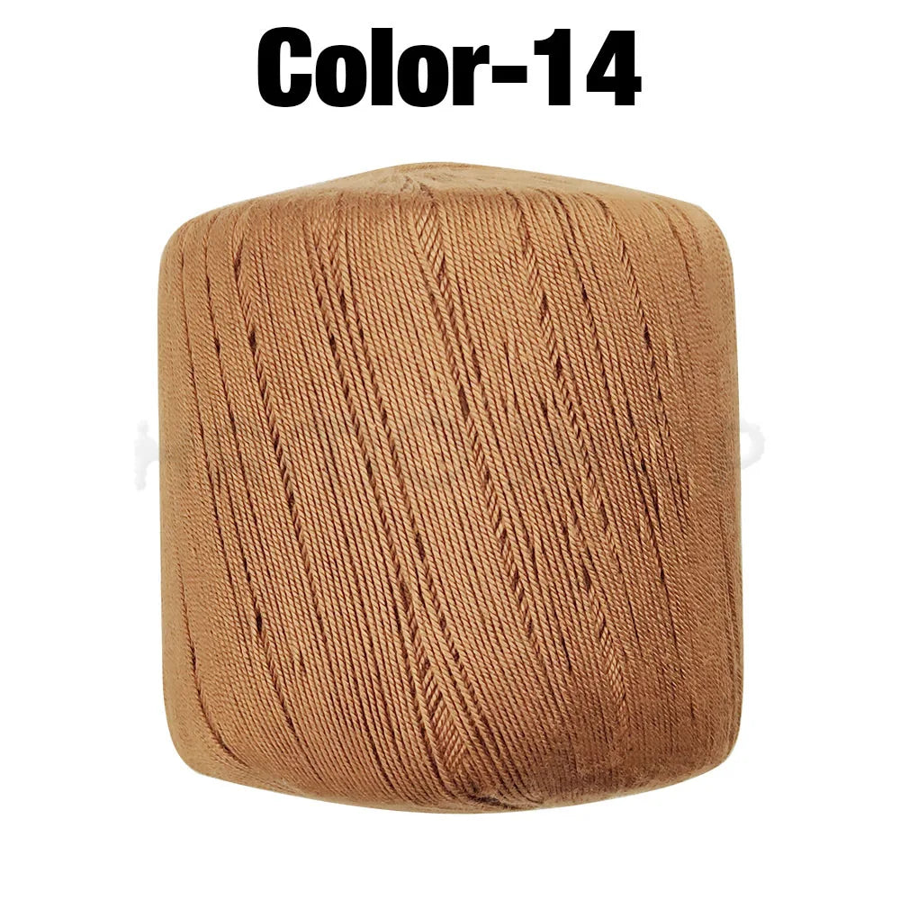 50g Lace Yarn Soft Crocheting Knitting Thread For Handmade Craft DIY Supplies Sweater Handbag Scarves Shawls Hats Making