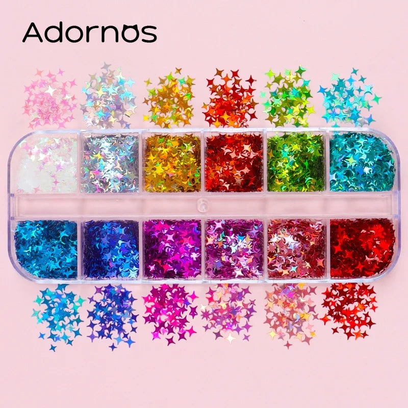 Holographic Letters Resin Sequins Fillers Epoxy Resin Filling Crafts Materials Iridescent Glitter Flakes Jewelry Making Supplies