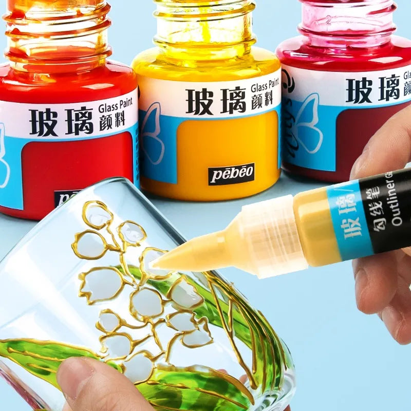 Creative 20ml Acrylic Paints Rich Color Waterproof Glass Pigments Tube For Painting Supplies Artist Drawing Art DIY Crafts