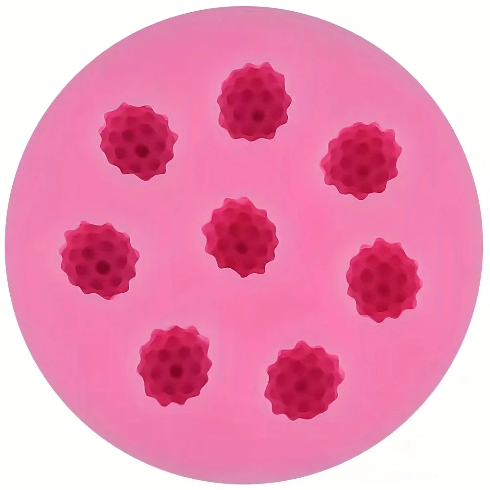 1 piece, blueberry, raspberry, mulberry fruit, sugar flipping silicone mold, clay handmade chocolate silicone mold