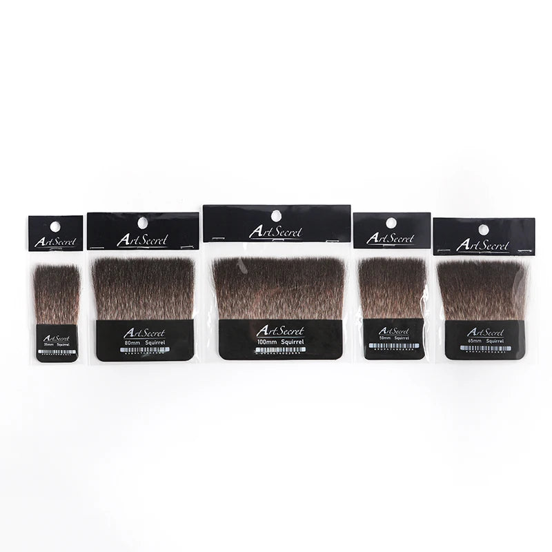 Artsecret Squirrel Hair Flat Paint Brush Golden Foil Paper Art Brush for Arts Painting Gilding Crafting Decoration